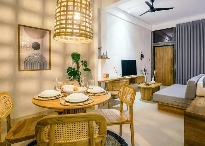 Alaya Homes D - Chic Japandi Loft In アパート *